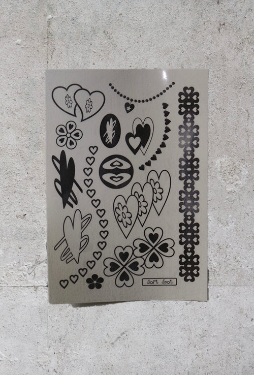 DROP 001 - (temp tattoo flash sheet)