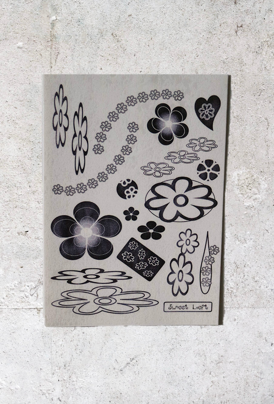 DROP 001 - (temp tattoo flash sheet)